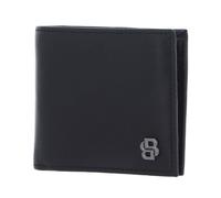 BOSS Porte-monnaie noir en cuir pour femme et homme B Icon 4 CC Coin Wallet 271141