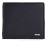 BOSS Porte-monnaie noir en cuir pour homme - Zair 4 CC Coin Wallet 307152