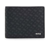 BOSS Portefeuille à trois volets monogrammé avec logo embossé en transfert - Style Zair_MN_Trifold, 50552855 Noir pcs.