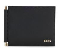 Boss GB Étui pour cartes de crédit Cuir véritable 10.5 cm noir
