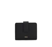BOSS Portefeuille en cuir avec logo - Style Lenah new Sm Wallet, 50568170 Noir pcs.
