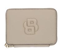 BOSS Portefeuille Femme Petit Avec Finition Martelée Zip 50542050 Beige