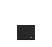 BOSS Portefeuille pliant à monogramme embossé avec logo métallique - Style Northon_M_6cc, 50573518 Noir pcs.