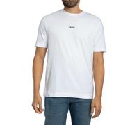 BOSS Pour des hommes T-shirt avec logo du centre Tchup, blanc