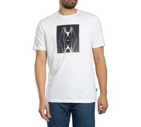 BOSS Pour des hommes T-shirt graphique à motif de créature, blanc