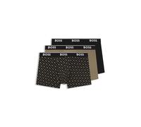 Hugo Boss Boxer Power Desig noir/beige – 3 unités – Taille M