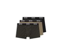 Hugo Boss Boxer Power Desig noir/beige – 3 unités – Taille M