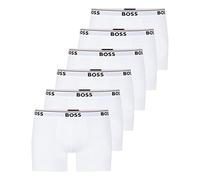 BOSS Power Long Lot de 6 boxers en coton stretch pour homme, Blanc 100, XXL