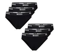 BOSS Brief 3P CO/EL Slips, Noir 1, XL (Lot de 3) Homme