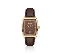 BOSS Principle Ark montre à cadran marron texturé - Style PRINCIPLE, 58858234 Marron foncé pcs.