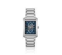 BOSS PRINCIPLE Montre à cadran squelette bleu texturé et bracelet à maillons - Style PRINCIPLE DRESS MULTI, 58733288 Couleur argentée pcs.