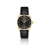 BOSS Principle Prestige montre avec cadran noir texturé - Style PRINCIPLE, 58858231 Noir pcs.