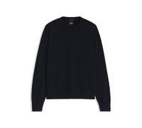 BOSS Pull à col rond en cachemire pur - Style Fialka, 50567356 Bleu foncé M