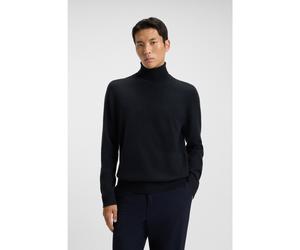 BOSS Pull à col roulé en cachemire - Style H-Emio, 50546681 Bleu foncé L