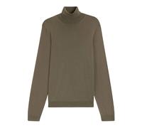 Boss - Pull à col roulé en laine - Homme - Pulls - Vert - Taille: M