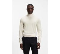 BOSS Pull à col roulé en laine mérinos extra fine - Style H-Musso, 50565517 Naturel L