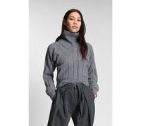 BOSS Pull à col roulé en laine vierge et cachemire - Style Fisaniara, 50547893 Gris L
