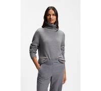 BOSS Pull à col roulé en mélange de laine vierge bou Style Fubrini, 50571219 Gris chiné L