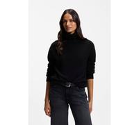BOSS Pull à col roulé en mélange de laine vierge bou Style Fubrini, 50571219 Noir L