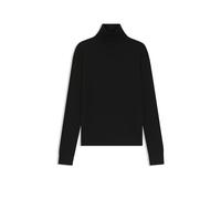 BOSS Pull Slim à col roulé en laine mérinos extra fine - Style Frizani, 50548298 Noir L