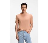 BOSS Pull à manches courtes en soie - Style L-Nottano, 50560502 Orange clair S