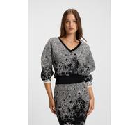 BOSS Pull court à col V en tissu stretch - Style Forandina, 50547870 Fantaisie L