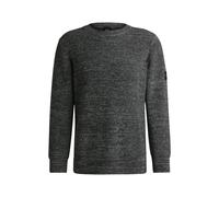 BOSS Pull d’équitation en maille chinée - Style RAYN JUMPER KNITWEAR DARK, B6M1002 Gris XS