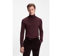 BOSS Pull en cachemire à col roulé BECKHAM x BOSS - Style Hernando_DB, 50557974 Rouge sombre XXL