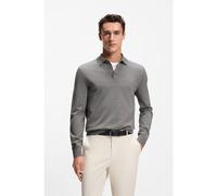 BOSS Pull en coton à col polo - Style Gemello-P, 50506025 Gris XXL