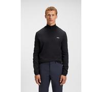BOSS Pull en coton à encolure zippée et logo imprimé - Style K_Ever-X QZ, 50541965 Bleu foncé XL