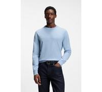 BOSS Pull en coton à logo brodé - Style Upacas-L, 50556344 bleu clair M