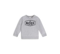 BOSS Pull en coton avec logo de la nouvelle saison pour enfant - Style J51182/A3208A, J51182 Gris chiné 114