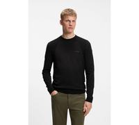 BOSS Pull en coton mélangé à la structure bodymapping - Style KN_Momentum-Lite CN, 50558351 Noir XL