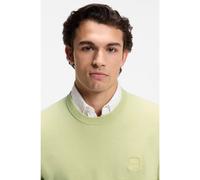 BOSS Pull en coton mélangé avec écusson logo - Style Kanovano_S, 50527583 Chaux XL