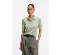 BOSS Pull en laine mérinos à col polo et à manches courtes - Style Fidenka, 50545015 Chaux M