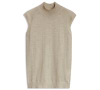 BOSS Pull en laine mérinos sans manches à col montant - Style Fipini, 50544998 Beige clair S