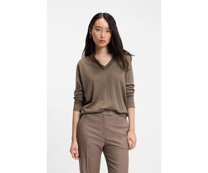 BOSS Pull en laine mérinos - Style Freeslyn, 50563400 Marron L