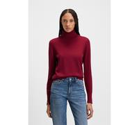 BOSS Pull en laine vierge à col roulé - Style Fasecta, 50493846 Rouge sombre M