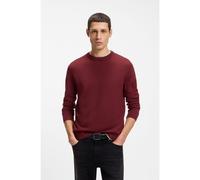 BOSS Pull en laine vierge mélangée aux différentes structures - Style H-Hincluso_IN, 50564601 Rouge sombre XXL