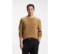 BOSS Pull en maille de coton et laine vierge - Style C-Lacerbo, 50565523 Beige XXL