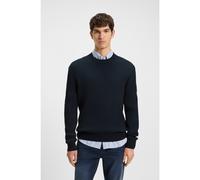 BOSS Pull en maille de coton mélangé à la structure 3D - Style Apokko, 50543693 Bleu foncé S