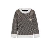 BOSS Pull en maille de coton tricolore pour enfant - Style J52345/09B04A, J52345 Noir 102