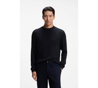 BOSS Pull en maille de soie à motif de saison - Style L-Fabrizio, 50570764 Bleu foncé L
