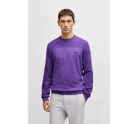 BOSS Pull en tissu dry-flex à col rond et logos - Style Momentum-X_CN, 50498559 Lilas M