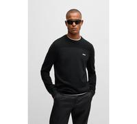 BOSS Pull en tissu dry-flex à col rond et logos - Style Momentum-X_CN, 50498559 Noir M