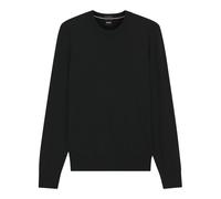 BOSS Pull en laine mérinos à logo brodé - Style H-Leno-L, 50571914 Noir S