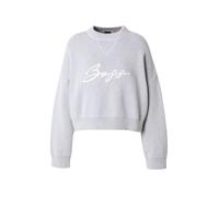 BOSS Pull-over 'C_Finevra' gris clair / blanc, Taille XS