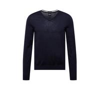 BOSS Hommes Melba-P Pull à col V en Laine mérinos Extra Fine