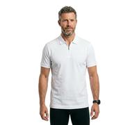 BOSS Polo Slim Fit en coton stretch à patch logo - Style Passerzip, 50537507 Blanc M