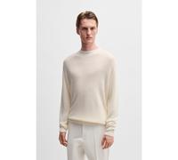 BOSS Pull Regular en lin et cachemire - Style L-Bistro, 50530892 Blanc S